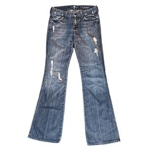 7 FOR ALL MANKIND “A Pocket” The Lexi Petite Cut Jeans Size 27